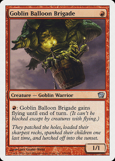 Goblin Balloon Brigade from Ninth Edition