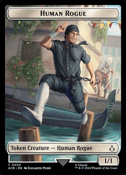 Human Rogue highlighted card art