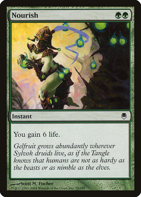 Nourish highlighted card art