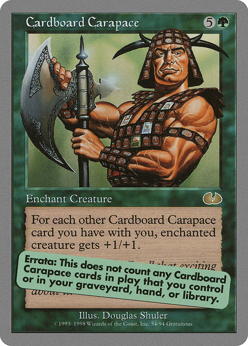 Cardboard Carapace highlighted card art