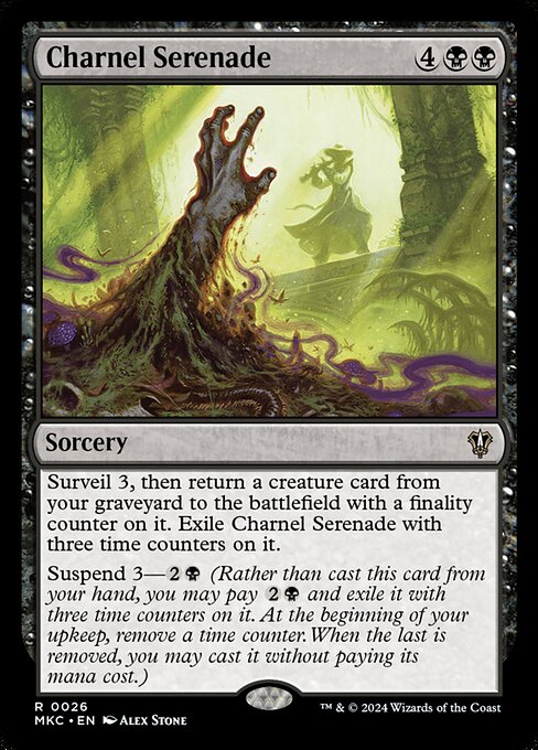 Charnel Serenade highlighted card art