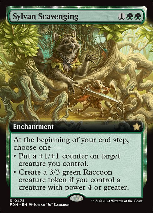 Sylvan Scavenging highlighted card art