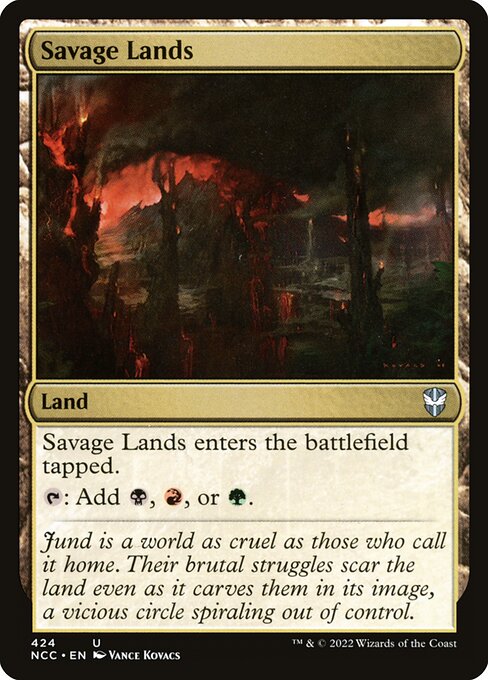 Savage Lands from New Capenna Commander