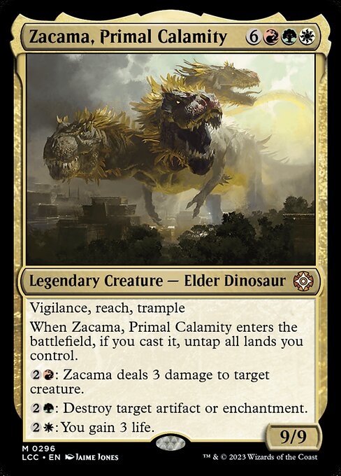 Zacama, Primal Calamity highlighted card art