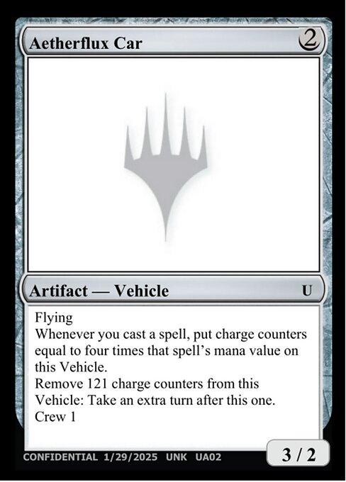 Aetherflux Car highlighted card art