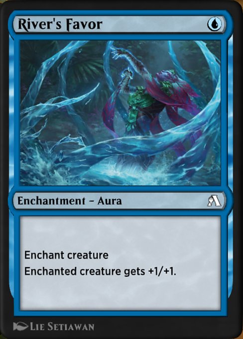 River's Favor from Arena New Player Experience Cards