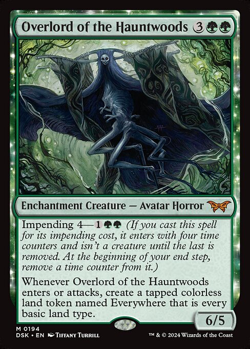 Overlord of the Hauntwoods highlighted card art