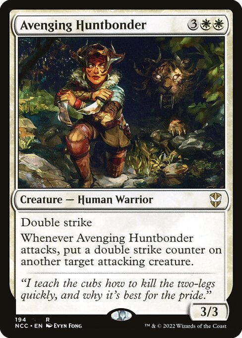 Avenging Huntbonder highlighted card art