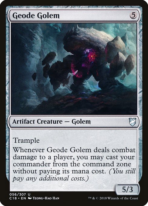 Geode Golem from Commander 2018