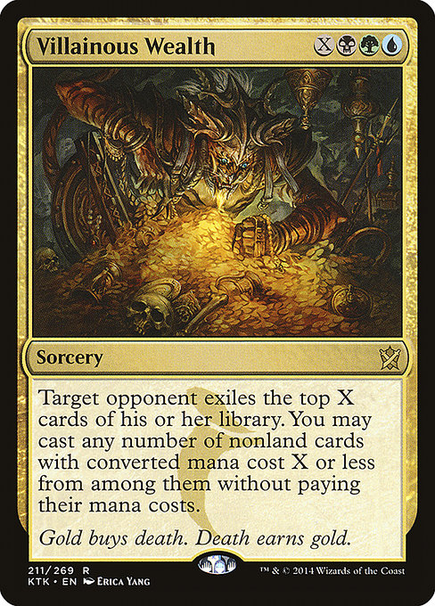 Villainous Wealth from Khans of Tarkir