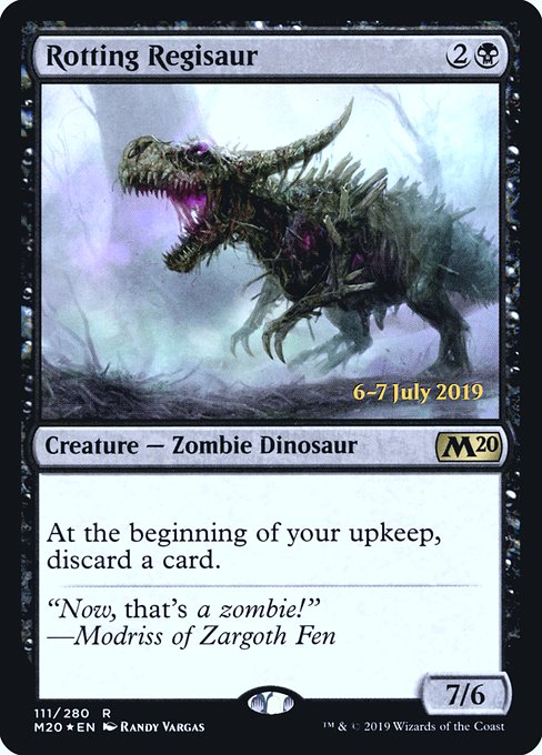 Rotting Regisaur from Core Set 2020 Promos