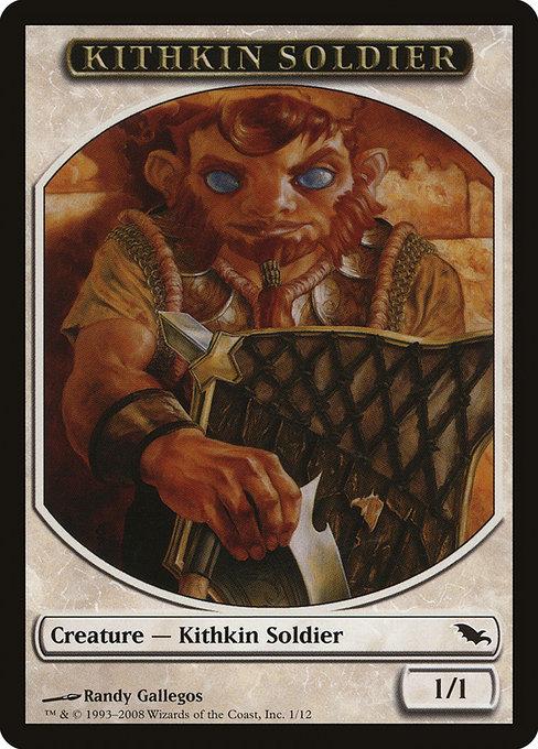 Kithkin Soldier from Shadowmoor Tokens