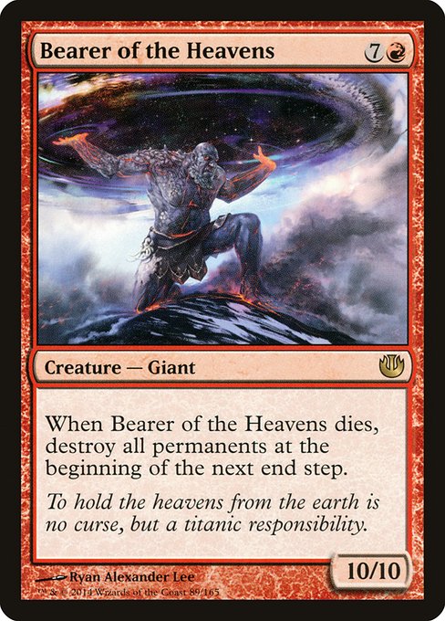 Bearer of the Heavens highlighted card art