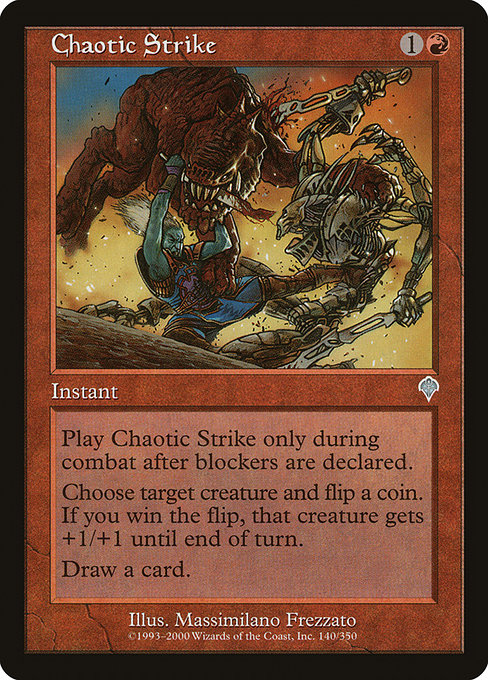 Chaotic Strike highlighted card art