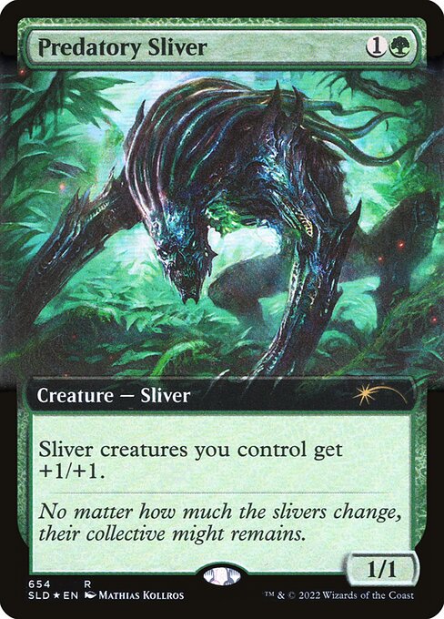 Predatory Sliver highlighted card art