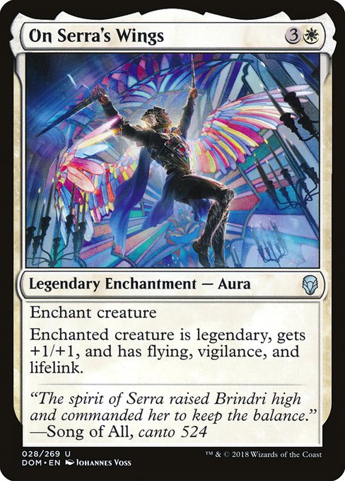 On Serra's Wings from Dominaria