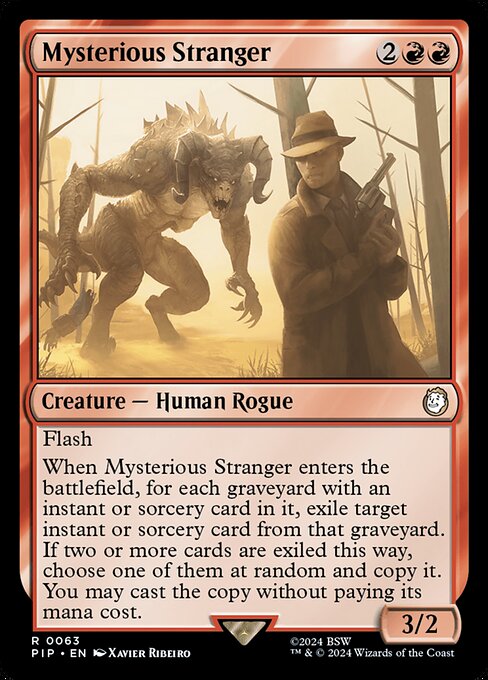 Mysterious Stranger highlighted card art