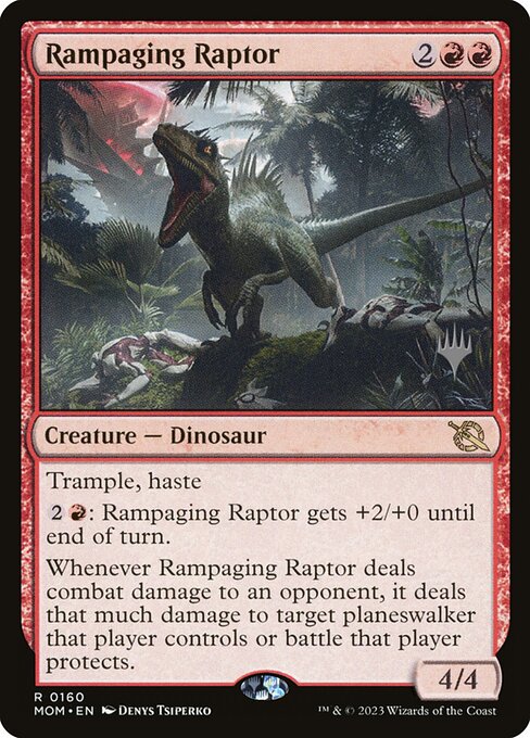 Rampaging Raptor highlighted card art