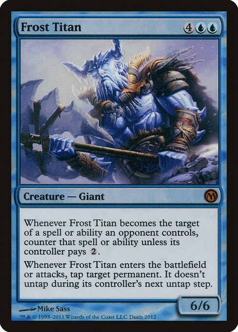 Frost Titan from Duels of the Planeswalkers 2012 Promos