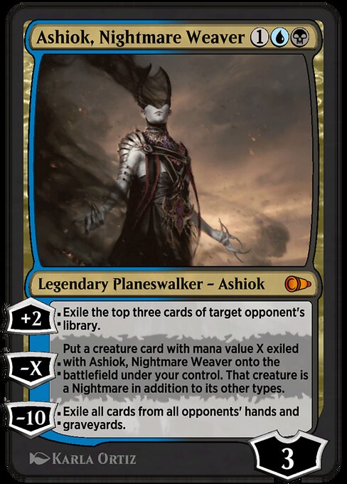 Ashiok, Nightmare Weaver highlighted card art