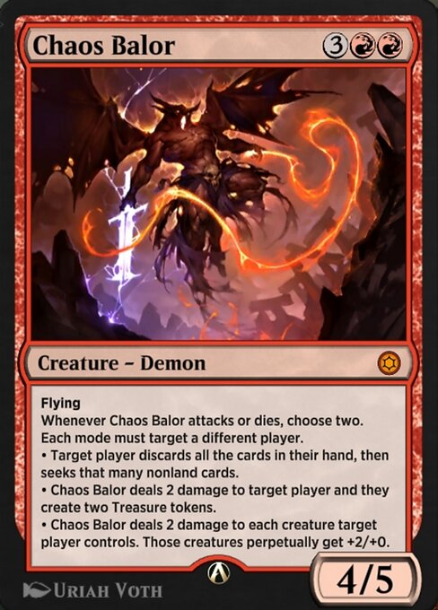 Chaos Balor highlighted card art