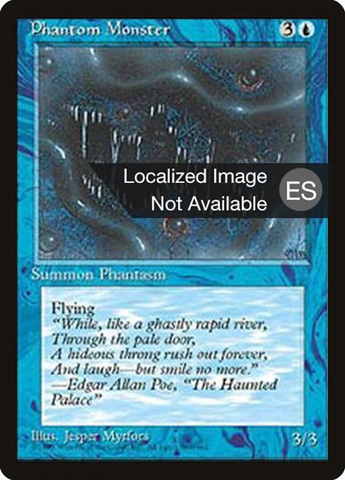 Phantom Monster from Fourth Edition Foreign Black Border