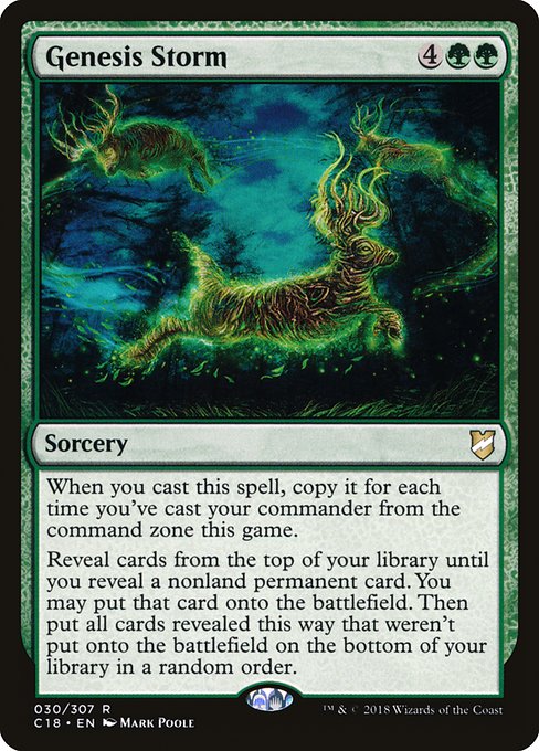 Genesis Storm from Commander 2018