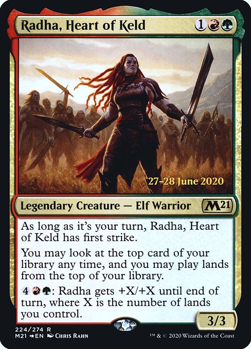 Radha, Heart of Keld from Core Set 2021 Promos