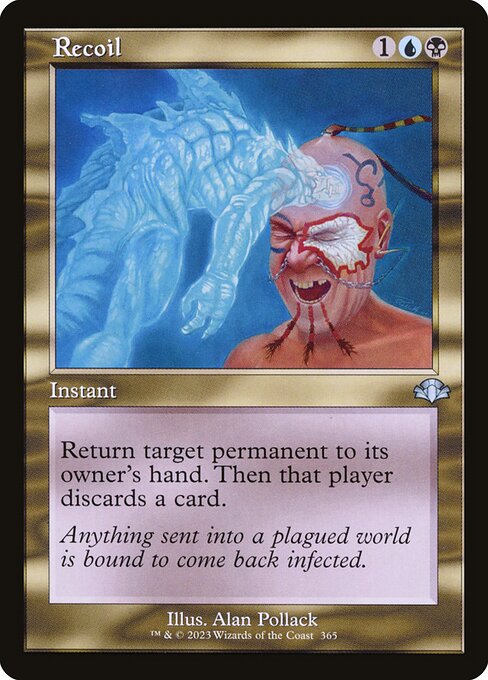 Recoil highlighted card art