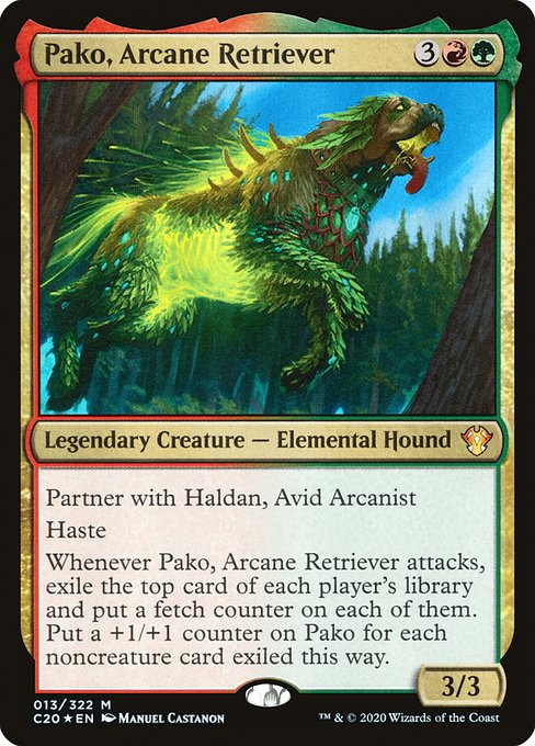 Pako, Arcane Retriever highlighted card art