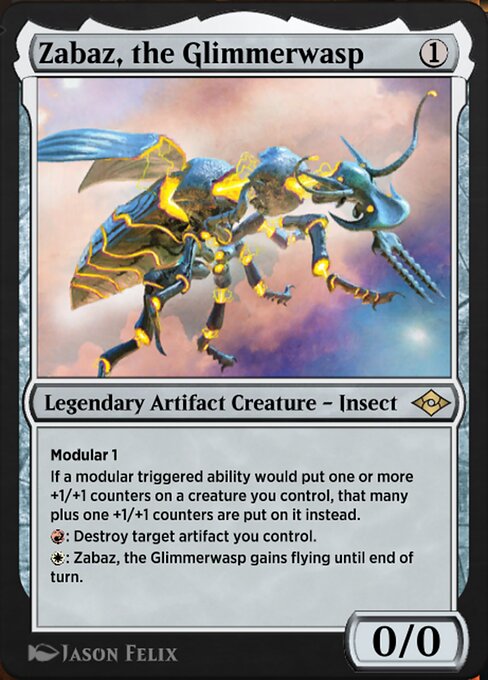 Zabaz, the Glimmerwasp from Jumpstart: Historic Horizons