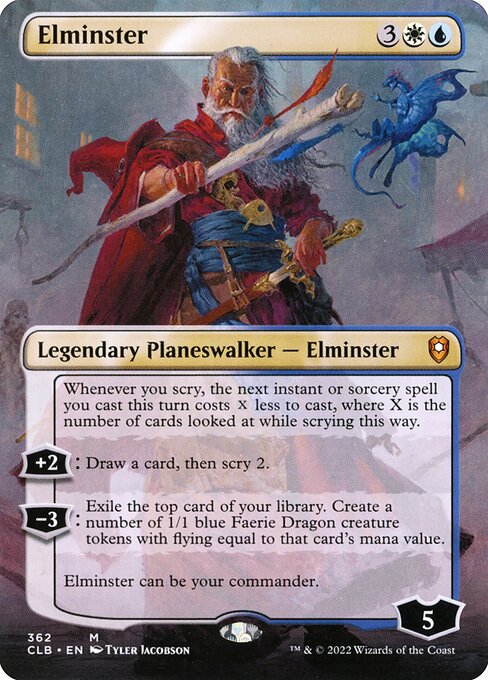 Elminster highlighted card art
