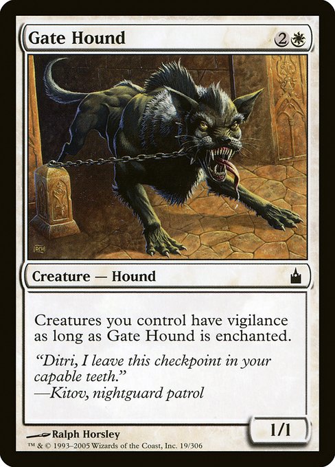 Gate Hound highlighted card art