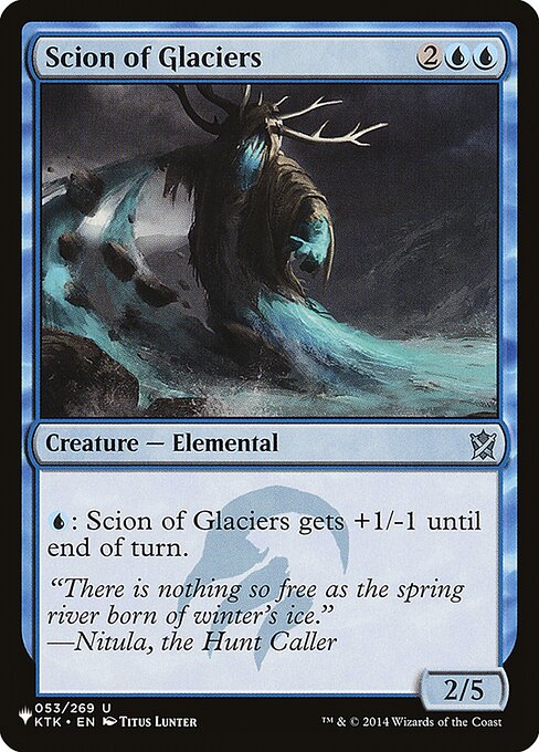 Scion of Glaciers highlighted card art