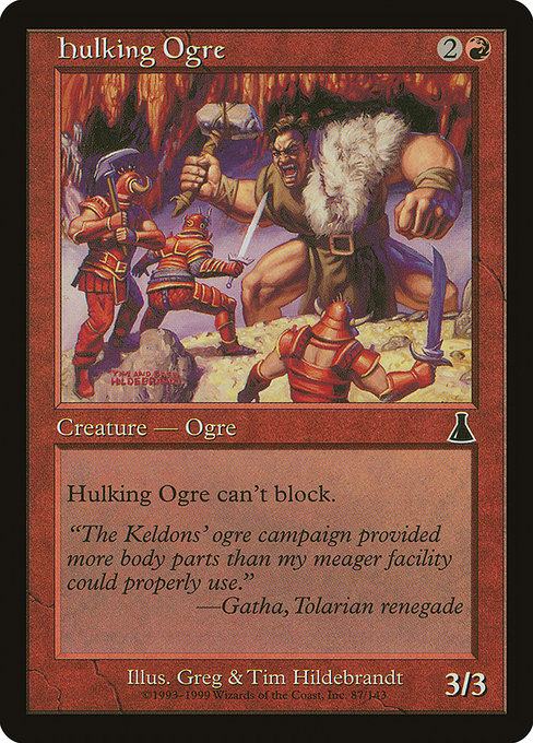 Hulking Ogre from Urza's Destiny