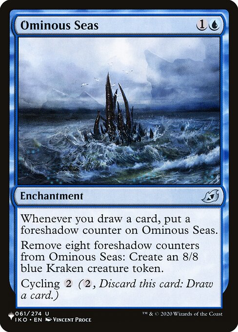 Ominous Seas highlighted card art