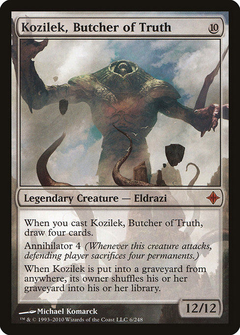 Kozilek, Butcher of Truth from Rise of the Eldrazi