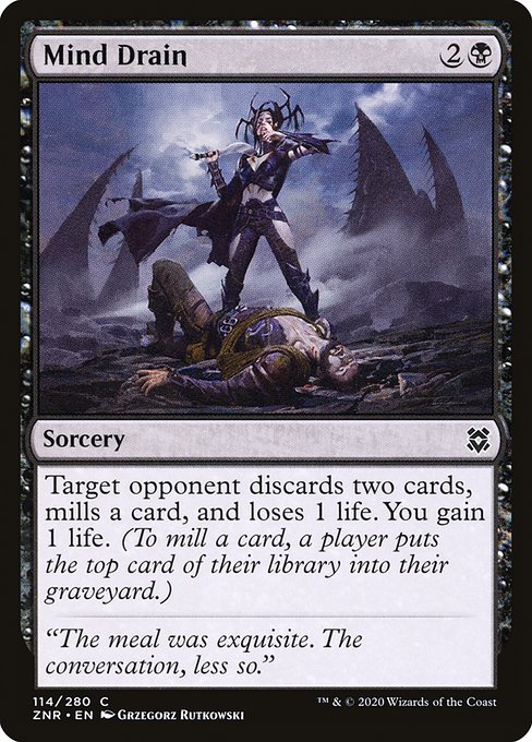 Mind Drain highlighted card art