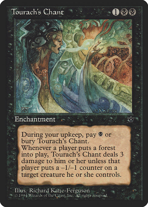 Tourach's Chant highlighted card art