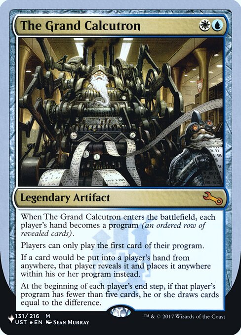 The Grand Calcutron highlighted card art