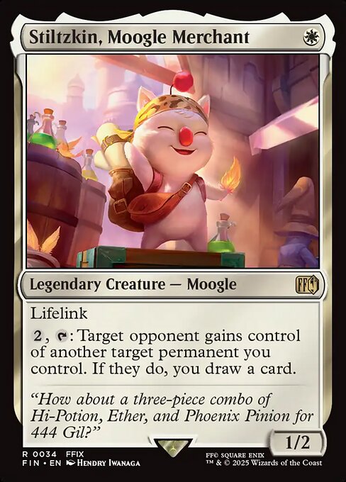 Stiltzkin, Moogle Merchant from Final Fantasy