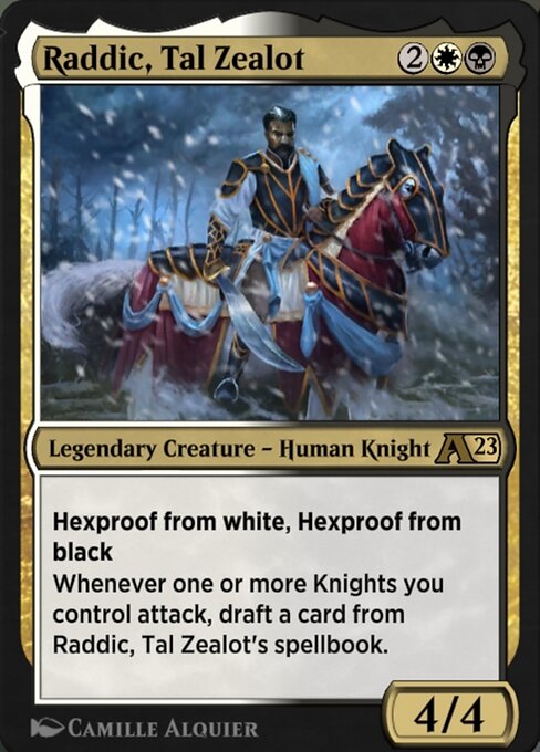 Raddic, Tal Zealot highlighted card art