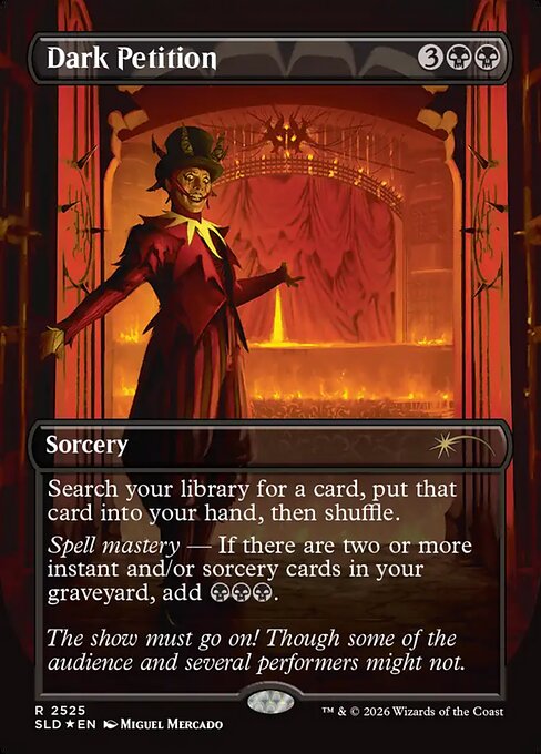 Dark Petition highlighted card art