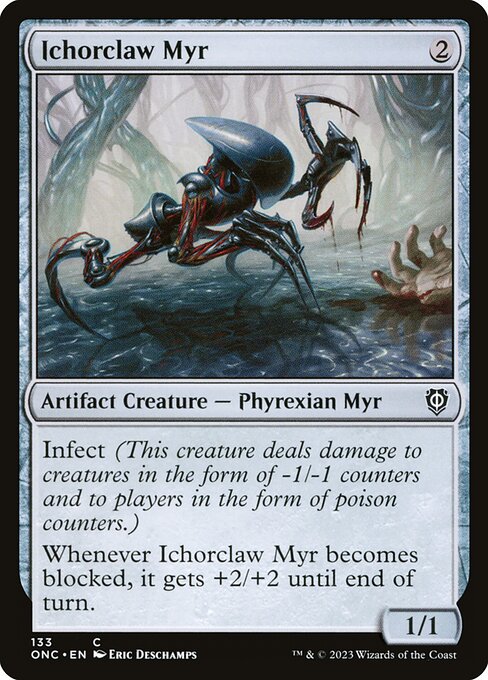 Ichorclaw Myr highlighted card art