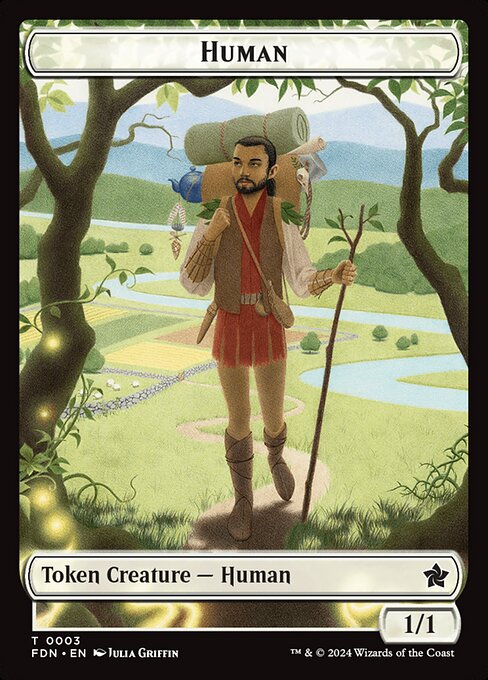Human from Foundations Tokens