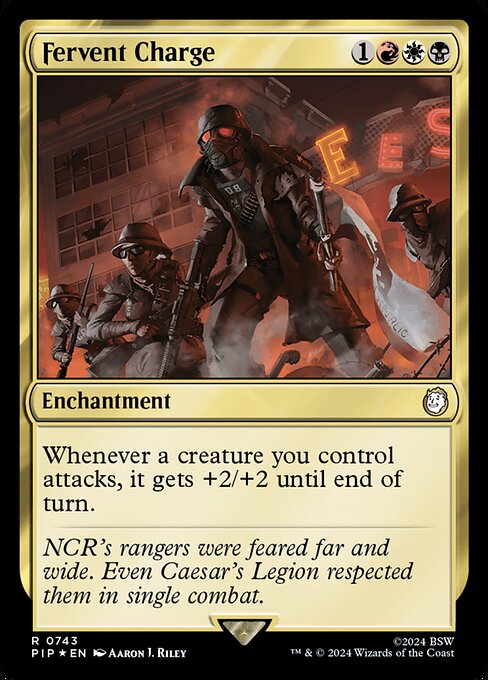Fervent Charge highlighted card art