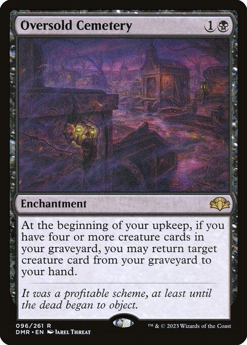 Oversold Cemetery from Dominaria Remastered