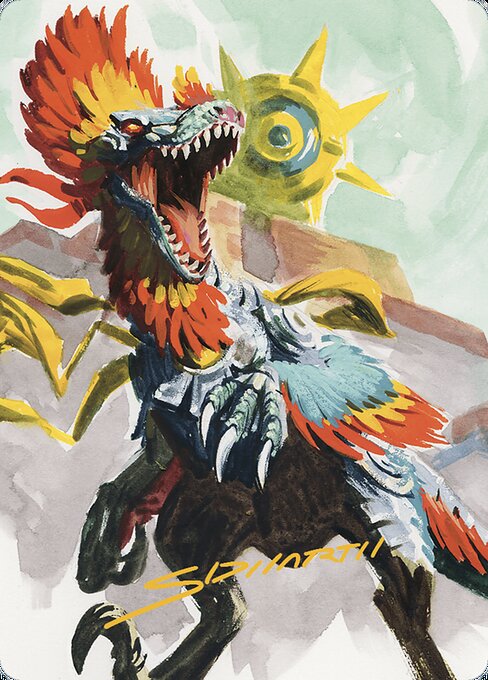 Pantlaza, Sun-Favored // Pantlaza, Sun-Favored from The Lost Caverns of Ixalan Art Series