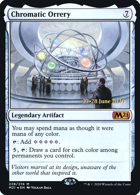 Chromatic Orrery from Core Set 2021 Promos