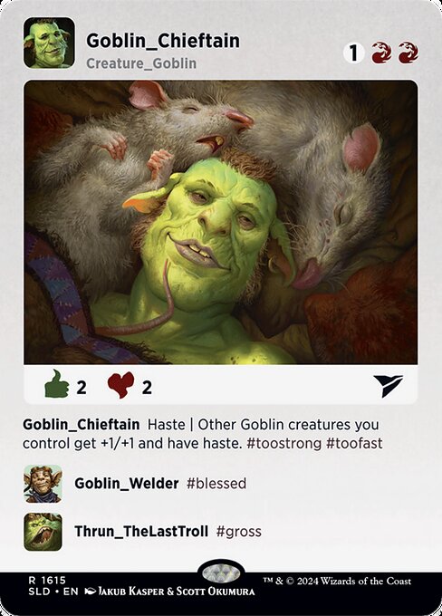 Goblin Chieftain highlighted card art